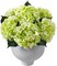 Spring Tabletop Decor – 6PCS Realistic Artificial Silk Hydrangea Flowers, Premium Fake Hydrangea Bouquets with Stems for Home, Wedding, Table, Party, Office Decor (Lig